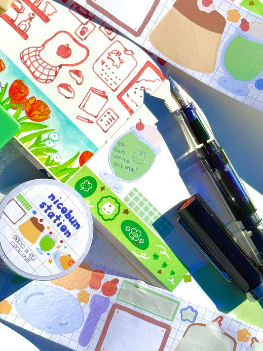 Cafe Snacks Memo Roll