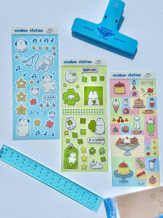 Clover Bun Sticker Sheet