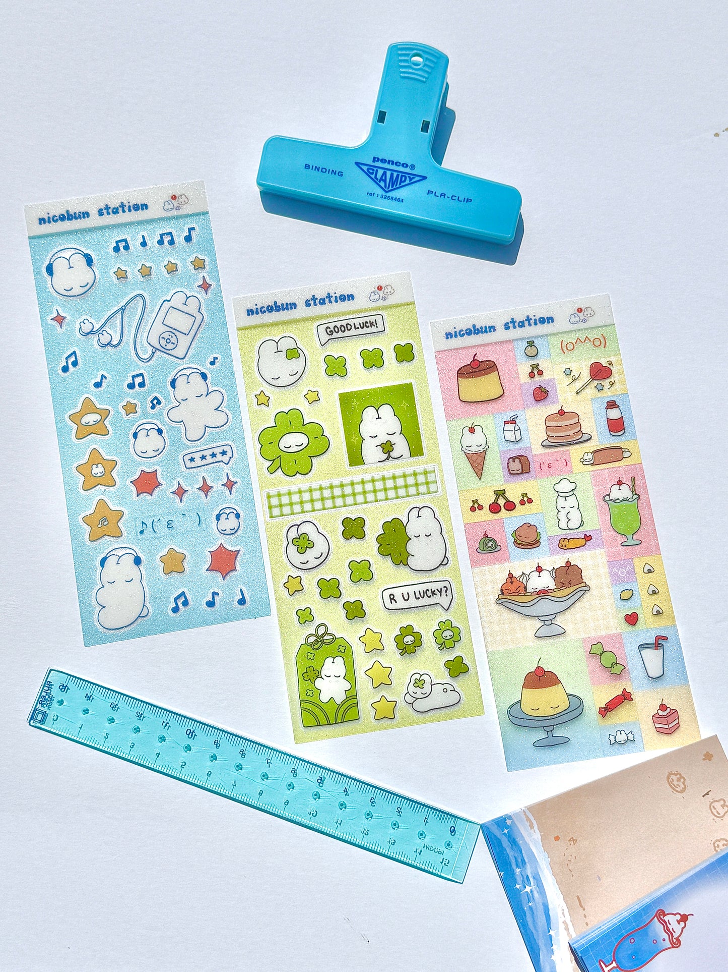 Music Bun Sticker Sheet