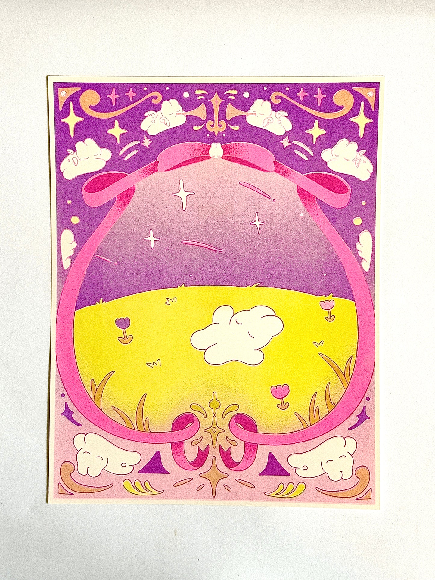 Stargazing Riso Print