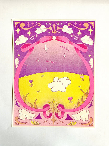 Stargazing Riso Print