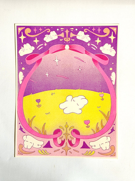 Stargazing Riso Print