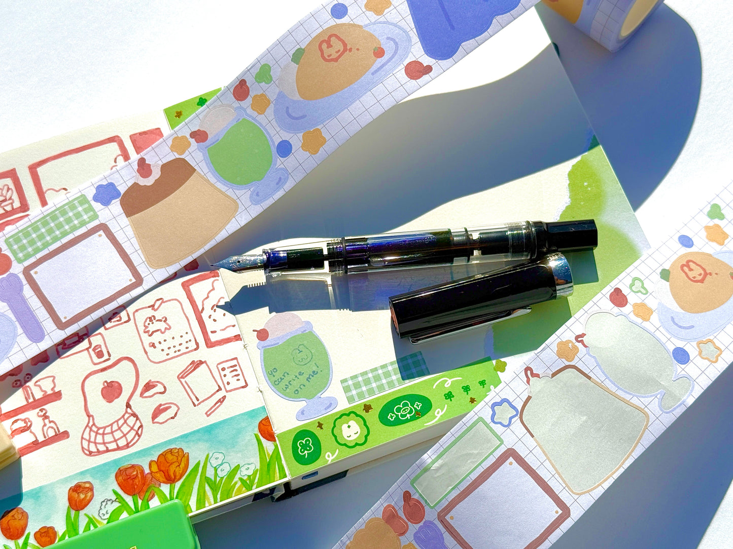 Cafe Snacks Memo Roll